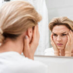 Ojos tristes después de bleforaplastia